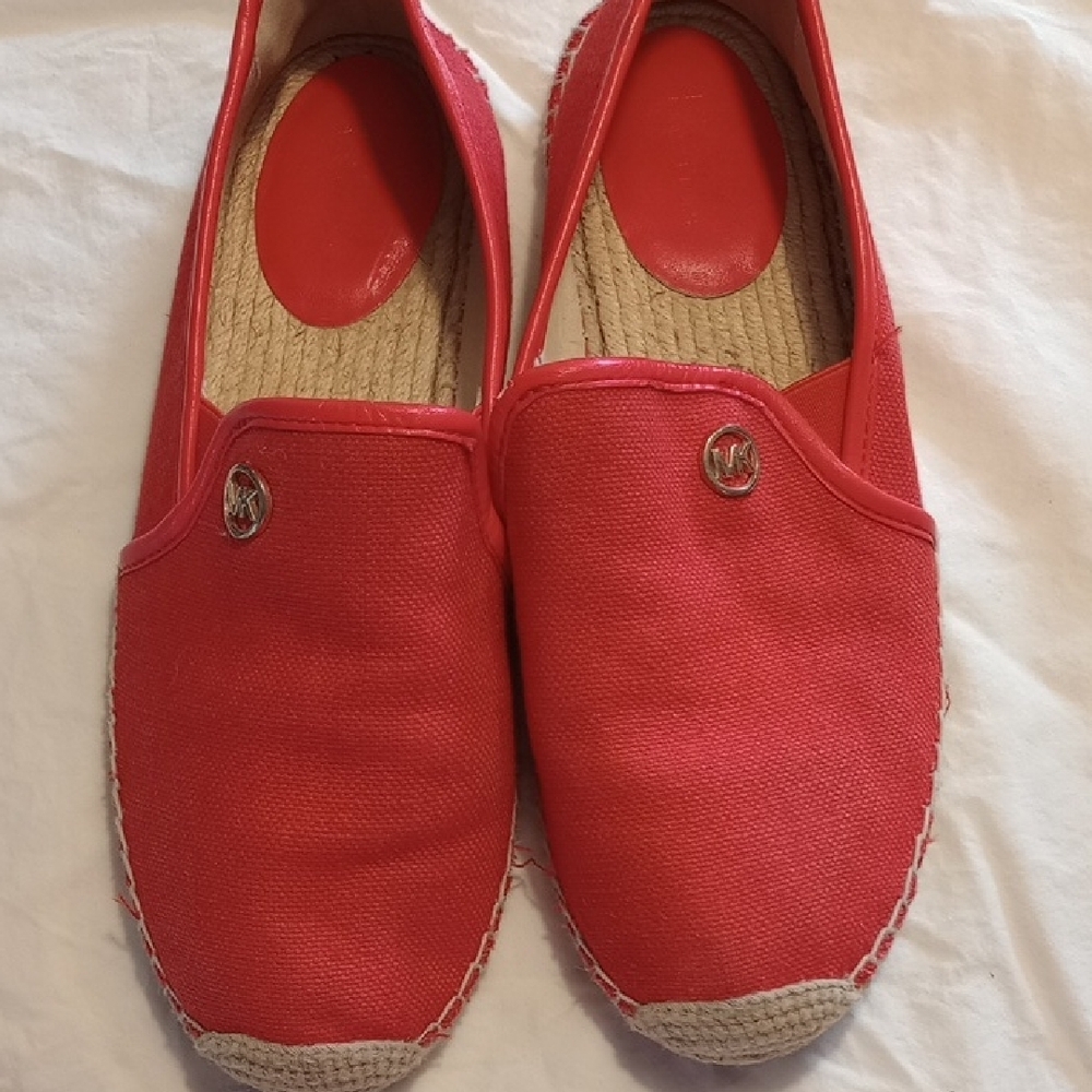 Michael Kors Red Espadrille Flats